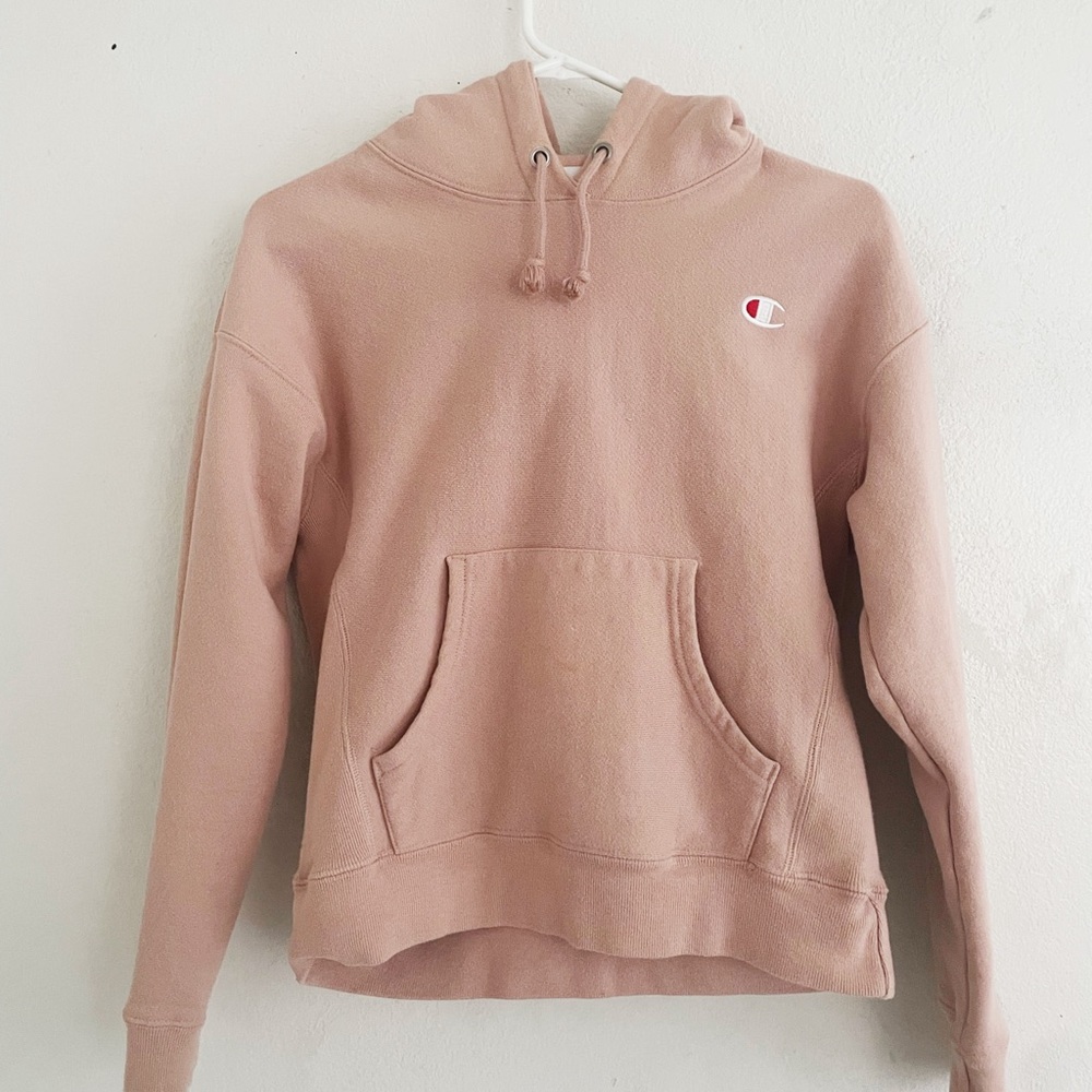 Champion | Mauve Pink Long Sleeve Hoodie Women’s Small